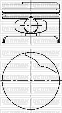MOTOR PİSTON SEGMAN STD 79.50mm MEGANE 1.6 ie 8V K7M 1.2 SİLİNDİR