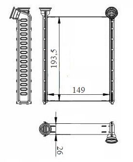 KALORİFER RADYATORU BRAZİNG RENAULT MEGANE IV-KADJAR-TALISMAN