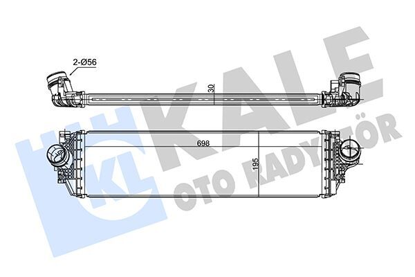 INTERCOOLER FORD FOCUS IV 17> 1.0-1.5 ECOBOOST 30MM