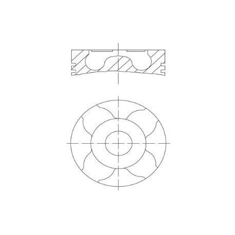 MOTOR PİSTON SEGMAN 0.40 69.60 CORSA C-COMBO C-PALIO-ALBEA-DOBLO 1.3D MJET 1.3CDTI Z13DT 01>EURO 4 70PS 87-137606 / 87-844406-22