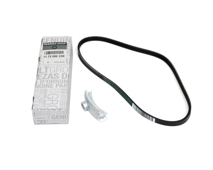 ALTERNATOR KAYIS KITI CLIO IV 12>SYMBOL III 13> SANDERO II 13> LOGAN II 12> 1.2 D4F 3PK 751MM  117200033R