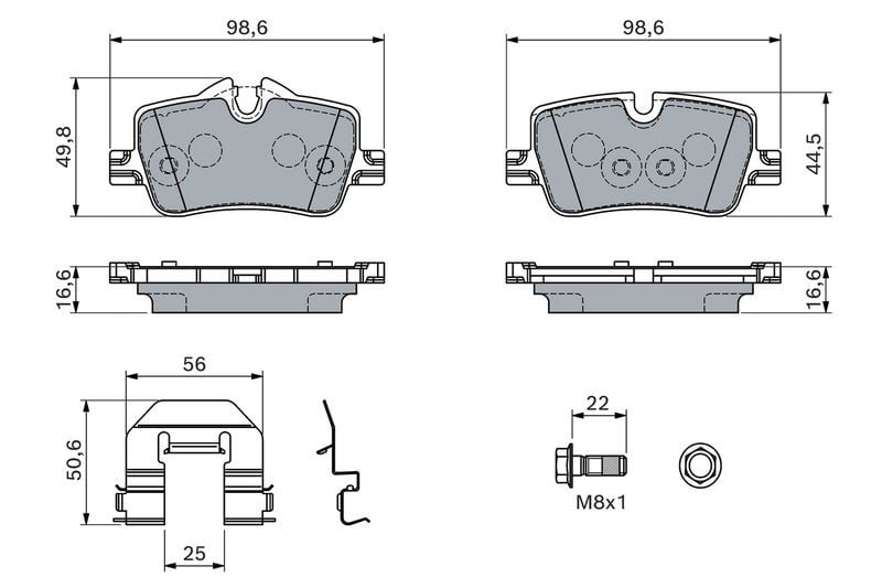 ARKA FREN DISK AYNASI VOLVO V70 III 07> D4 13> S80 II 2.0 3.2 /2.0TDI 08> XC70 06>  30769058-31471832