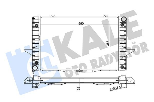 RADYATÖR TURBOLU VOLVO C70 I V70 I 1998-2005 S70 97-00 XC70 97-02 850 93-97 590-388-32  6842768-8602562-8603770-8601001