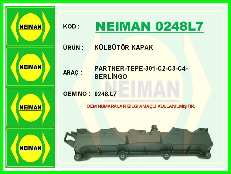 MOTOR ÜST KAPAĞI KÜLBÜTÖR GİRİŞ-EMME PARTNER II-BERLINGO-P206-P207 P301-P306-P307-P308-C2-C3-C4- XSARA TU5JP4