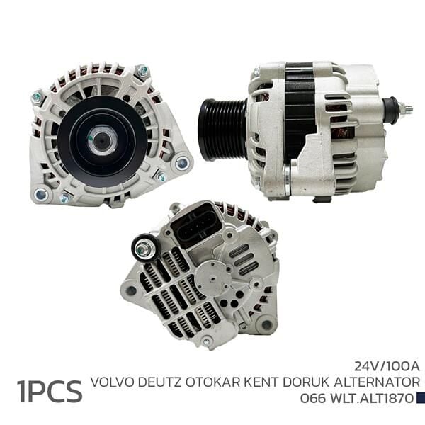 ALTERNATÖR SARJ DİNAMOSU 24V 100A VOLVO DEUTZ OTOKAR KENT DORUK  1182764