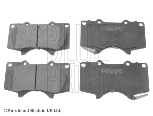 ÖN FREN BALATA TOYOTA HILUX 3.0L 1KD-FTV KUN26 4x4 09-11 / LAND CRUISER PRADO 4.0L 1GR-FE GRJ150 09- > 3.0L 1KD-FTV KDJ120 D-4D 03-09 / MITSUBISHI PAJERO 3.2L 4M41 V98W 07->  0446535290-044650K090-4605A472