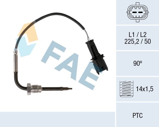 EGZOZ SICAKLIK SENSÖRÜ KONUM 1 INSIGNIA A-ASTRA J-ZAFIRA C 2.0 CDTI A20DTH  55566185-5855387-55489472-55496932