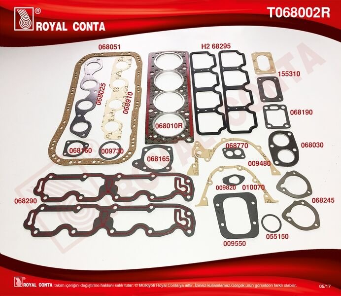 SİLİNDİR KAPAK CONTASI 1.35MM P. 407-507-3008-5008 2.0 HDI 136-150-163HP CITROEN C5 III 2.0 HDI FORD MONDEO IV2.0 TDCI 07-15 115-136-163 HP