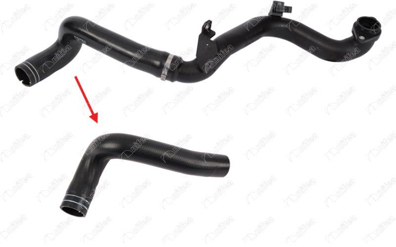 TURBO ÇIKIŞ HORTUMU PEUGEOT BIPPER-CITROEN NEMO-FIAT FIORINO 1.3 HDI PLASTİK PARÇA HARİÇ