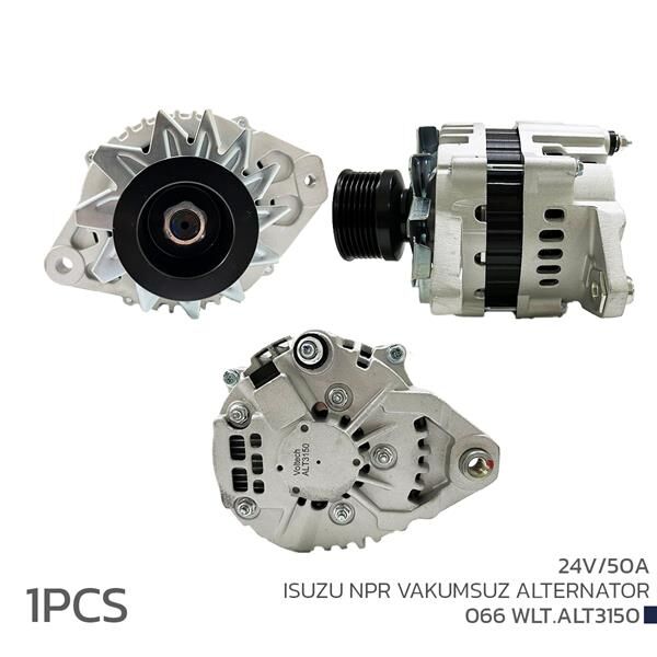 ALTERNATÖR SARJ DİNAMOSU 24V 50A ISUZU NPR VAKUMSUZ  2506151