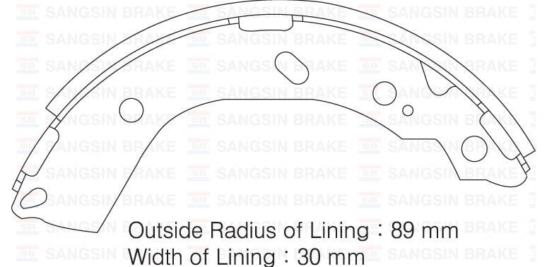 ARKA KAMPANA PABUÇ BALATA HYUNDAI GETZ 1.1L 1.3L 1.4L benzinli 1.5L CRDi dizel 02-09