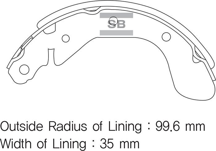 ARKA FREN PABUÇ BALATA CHEVROLET AVEO 08>11> KALOS 1.2-1.4 05> SPARK 10>