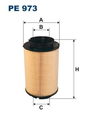 YAKIT FİLTRESİ CADDY 04- -GOLF 03- -JETTA 05-10 -OCTAVIA 04-10 -TOURAN 03-10 -LEON 05- 2.0 1.9 TDI PE973  1K0127177A-1K0127434A-1K0127434