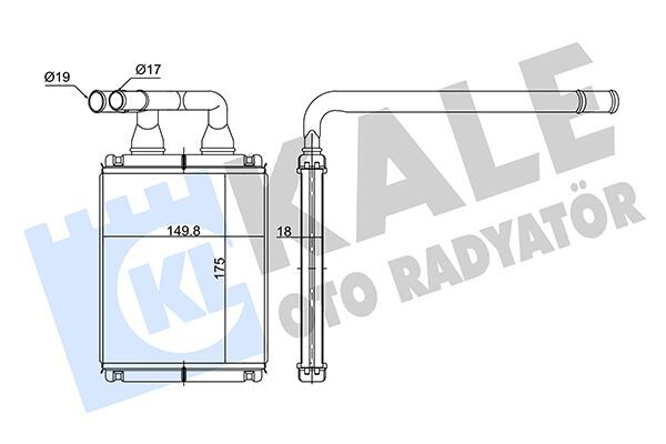 KALORİFER RADYATÖRÜ KIA PICANTO 1.0L G4HE 04-11 1.1L D3FA CRDI 05-11 - ALEMİNYUM