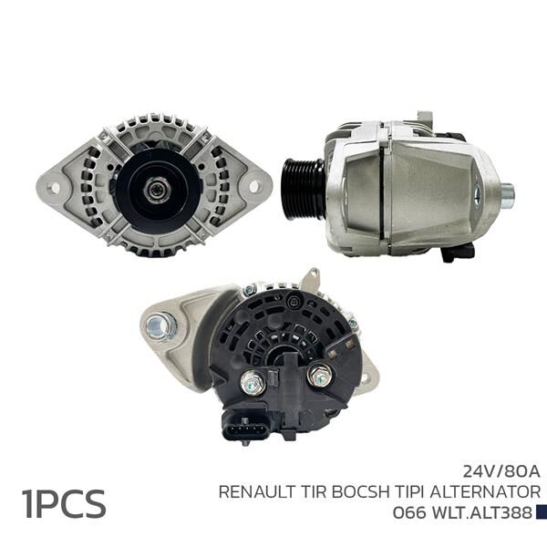 ALTERNATÖR SARJ DİNAMOSU 24V 80A RENAULT TIR BOSCH TIPI  124555020