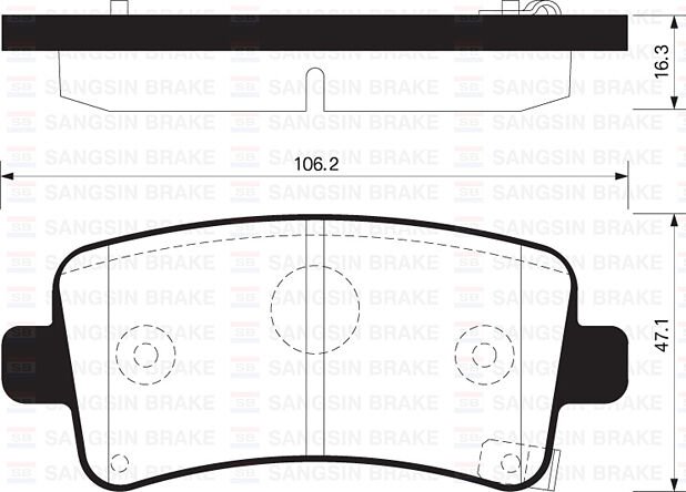 ARKA FREN BALATA OPEL INSIGNIA 1.6L 1.6L T 1.8L 2.0L CDTI 08-> / SAAB 9.5 10-> / MALIBU 2.0LD 2.4L 12->