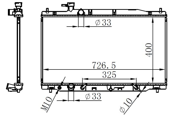 RADYATÖR BRAZİNG CRV 07 > 400x726x16