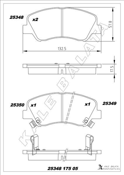 BALATA ÖN ACCENT IV BLUE-İ20-İ20 ACTIVE-İ20 COUPE-İ40 10 -