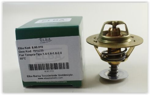 TERMOSTAT 82C KARSAN PREMIER-ISUZU TROOPER 3.0 DTI 54x33x22 KAUÇUK KLAPE KUPİLYA  8970898910-8942149620