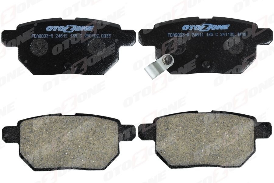 FREN BALATASI ARKA AURIS-COROLLA 1.4-1.6 VVTI 07-10 1.4D 1.6 13 YARIS 1.0 VVTİ 06 1.8 VVTİ 07 GDB3454