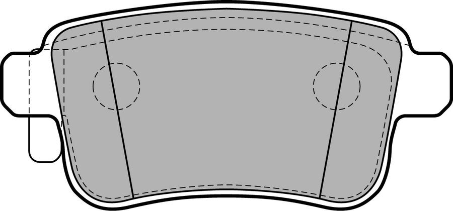 FREN BALATASI ARKA MERCEDES CITAN W415 12> . RENAULT KANGOO II 09>  A4154210410-440604876R