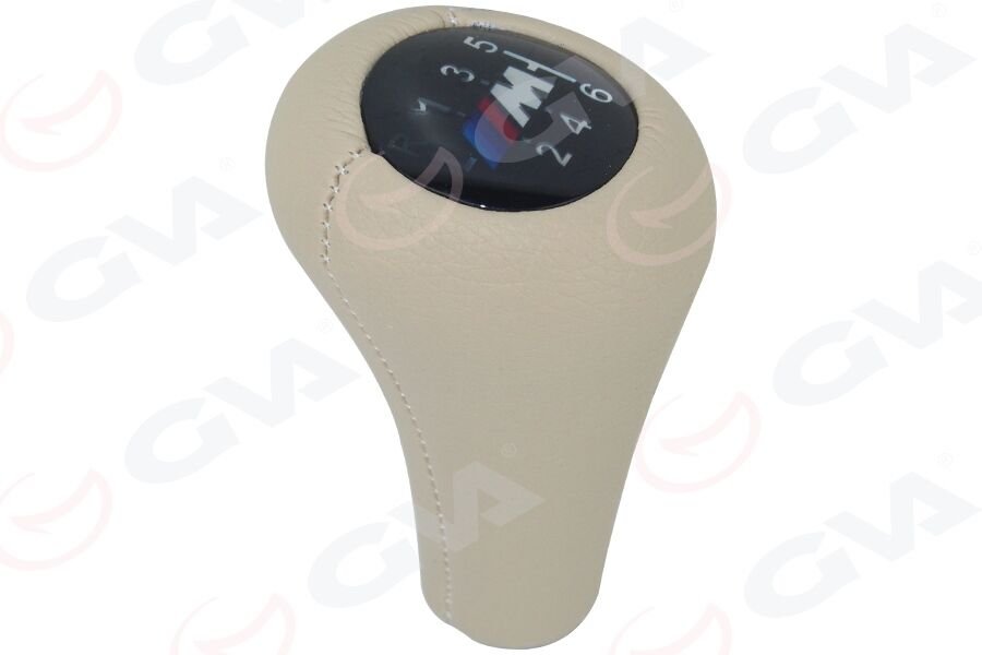 VİTES TOPUZU BMW M POWER 6 VİTES IŞIKLI E30 E34 E36 E39 E46 E60 E90 E92 BEJ DERİ  25112282450B