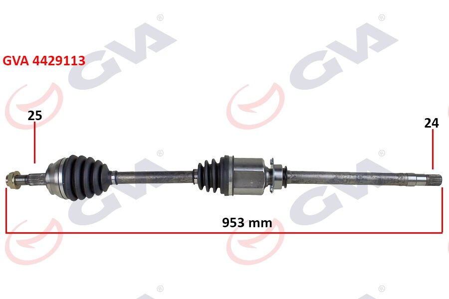 KOMPLE AKS SAĞ FIORINO 1.3 MTJ 07-13 953mm AKS LALE Lİ