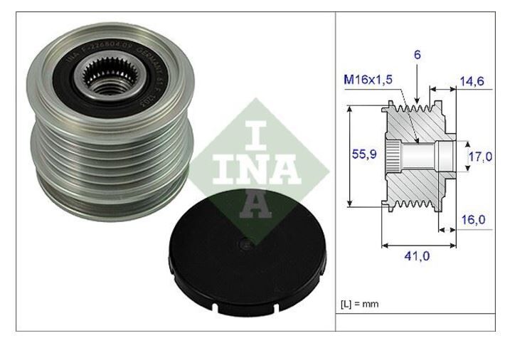 ALTERNATÖR KASNAĞI GOLF4-BORA-A3-TOLEDO 1.9 TDI AGR-ALH-AHF - OEM 038903119