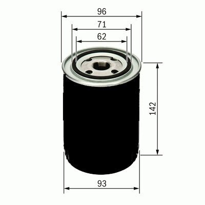 YAĞ FİLTRESİ FORD RANGER 98>06 2.5 TD - NISSAN PİCK UP-NAVARA 720-D21-D22 TOYOTA HIACE 2.2-2.4D W940/1 x