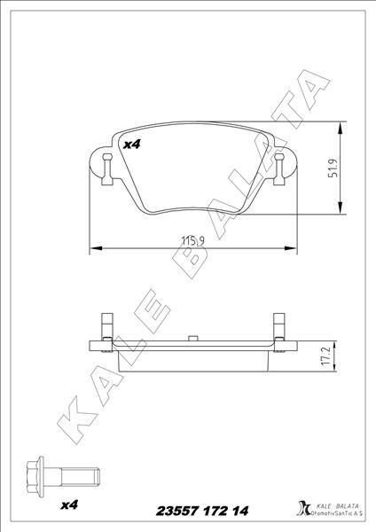 ARKA BALATA FIRST MONDEO 1.8-2.0-2.5 00-07 JAGUAR XTYPE 2.0-2.5-3.0 01-09  7701207187-1S712M008AD-WVA23557