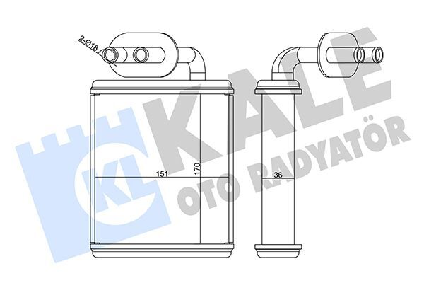 KALORİFER RADYATÖRÜ ISUZU NPR66 4.3L 4HF-1 ŞAMPİYON 97-06 BORULU - ALEMİNYUM  8971016370
