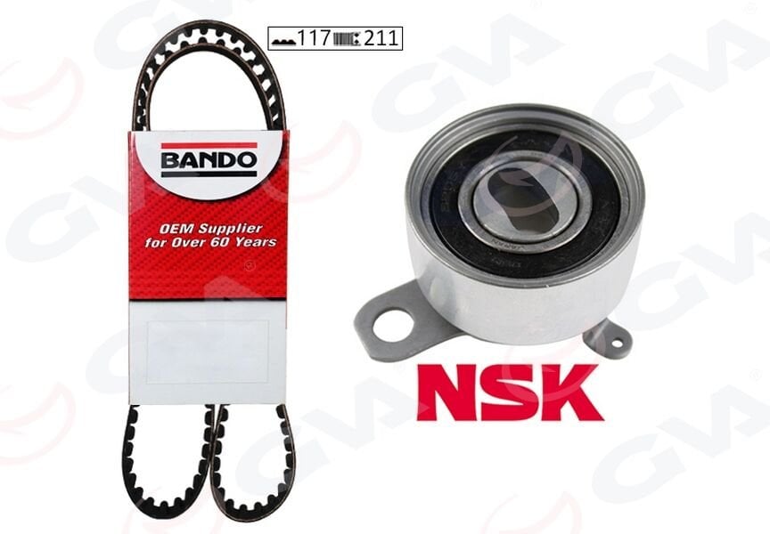 TRİGER KAYIŞ SETİ EKSANTRİK SETİ TOYOTA COROLLA 1.6L 4A-FE enjeksiyonlu AE101 AE111 92-00 1 KAY IŞ 1 RULMAN 117x210