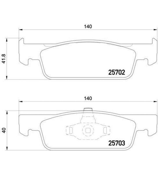 ÖN FREN BALATASI RENAULT CLIO IV 12> SYMBOL III 13> DACIA SANDERO II 13> LOGAN MCV II 14> LOGAN II 13> 0.9TCe 1.0SCe 1.2 1.2TCe 1.5dCi 1.6