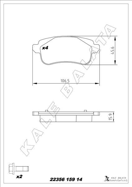 ARKA BALATA RENAULT MEGANE IV 15> ESPACE V 15> MEGANE IV GRANDTOUR 16> TALISMAN 15> NISSAN JUKE 19>  440608235R-4406000Q3C