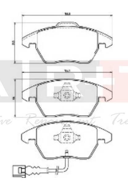 ÖN BALATA FİŞLİ CADDY III 04 > GOLF IV V VI 97 > JETTA PASSAT 05 > POLO 09 > OCTAVIA 04 >  1K0698151-1K0698151E-WVA23587