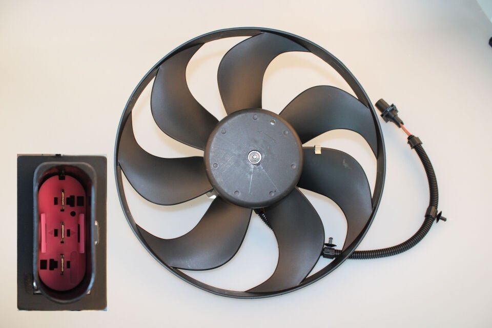 FAN MOTORU POLO 1.4 1.6 95 99 POLO 1.4 1.9TDI 01> IBIZA IV FABIA 99>08 (REZİSTANSLI ve KABLOLU)