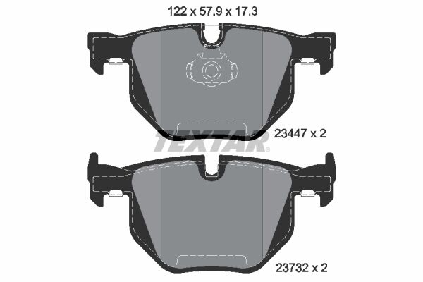 FREN BALATASI ARKA BMW E70 F15 E71 F16
