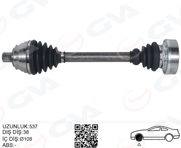 KOMPLE AKS ÖN SAĞ/SOL T4 1.9 TD-2.4 D-2.5 TDİ 91-03 ACV-AJA-AAB 1.9 TD-2.4 D-2.5 TDİ