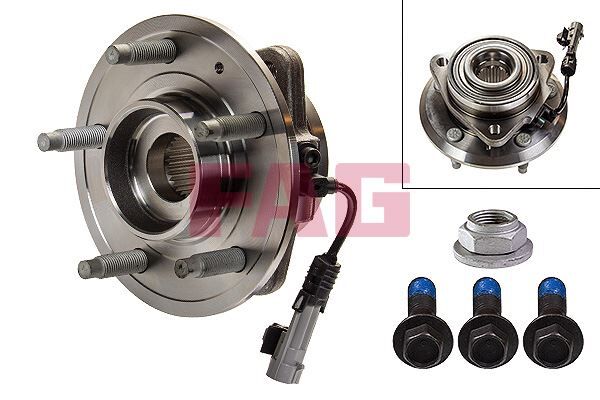 ÖN TEKER PORYASI RULMANLI KİT CHEVROLET CAPTIVA 2.0 D 06-12 ABS Lİ 5 BİJON  25903358-96626339-4809314-20863127