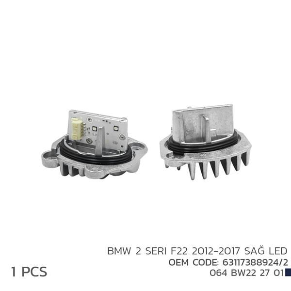 BMW 2 F22 2012-2017 SAĞ LED FAR MODL 63117388924/2  63117388924-2