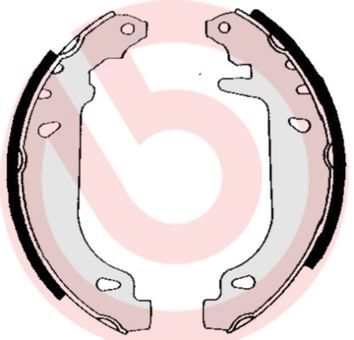 ARKA PABUÇ BALATA R9-R11-R19-R21-CLIO I 90-98 TWINGO 96>