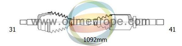 AKS SAĞ Tourneo (Custom) 2.0 16v TDCi 2015- MT A:31 C:1092,5 B:41