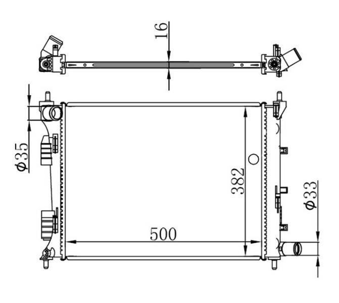 TERMOSTAT 80 C MERCEDES M119 W124 W210 W140 R107