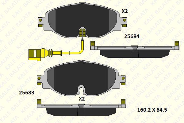 ÖN BALATA GOLF7-A3-LEON-TIGUAN-PASSAT-OCTAVIA-SUPERB 12 >