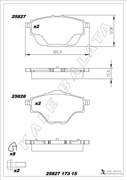 ARKA FREN BALATASI ASTRA L-GRANDLAND-C4 GRAND/SPACETOURER-C5 AIRCROSS-P508-P5008-P308-P3008-DS4-DS7 290mm  95525386-1609000980-1647874380