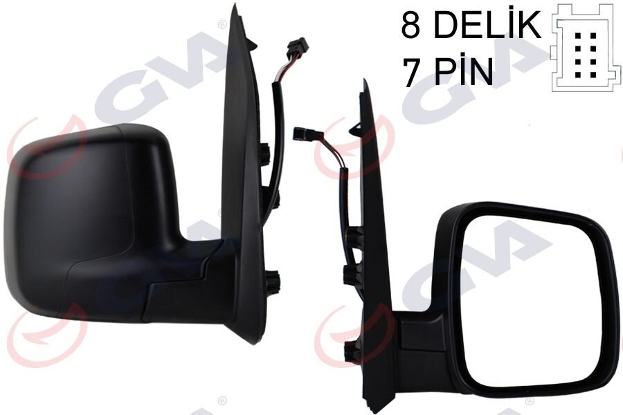 DIS DIKIZ AYNASI SAG FIORINO-BIPPER-NEMO 07ELEKTRIKLI+ISITMALI+SENSORLU+KONVEKS 7 FIS VM-6115EHSR