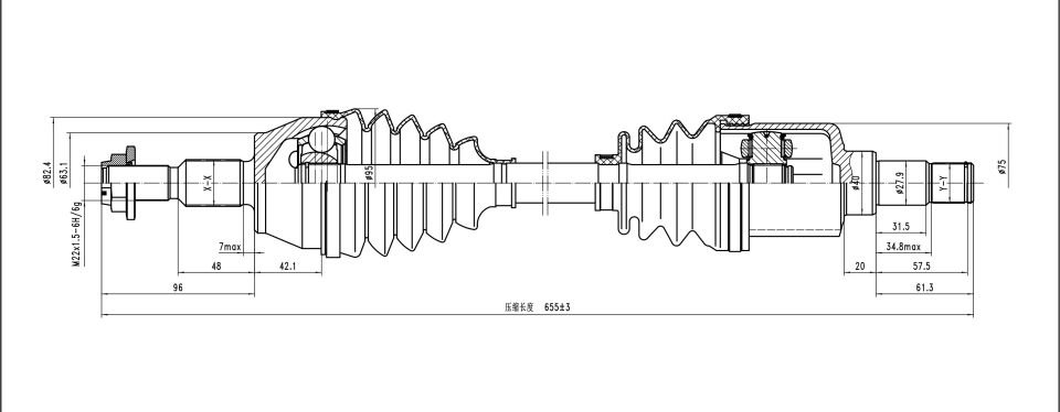 AKS SOL Focus III 1.0 12v EcoBoost 2012- MT A:27 C:655 B:23