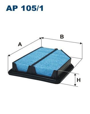 HAVA FİLTRESİ HYUNDAI ACCENT MILENYUM ADMIRE 1.3L G4EA 01-> / 1.5L G4EB enjeksiyonlu 01-05 / 1.6L G4ED benzinli 16v 03-05