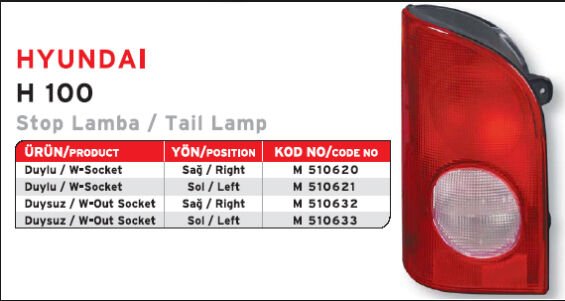 STOP LAMBASI DUYSUZ SAĞ CLIO 02 >BEYAZ SİNYALLİ  8200403982