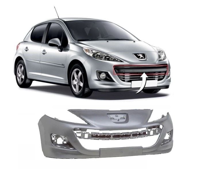 PEUGEOT - ÖN TAMPON ( İÇ PANJURLA BERABER) PG 207 2009- - 7401SN / 7401.SN